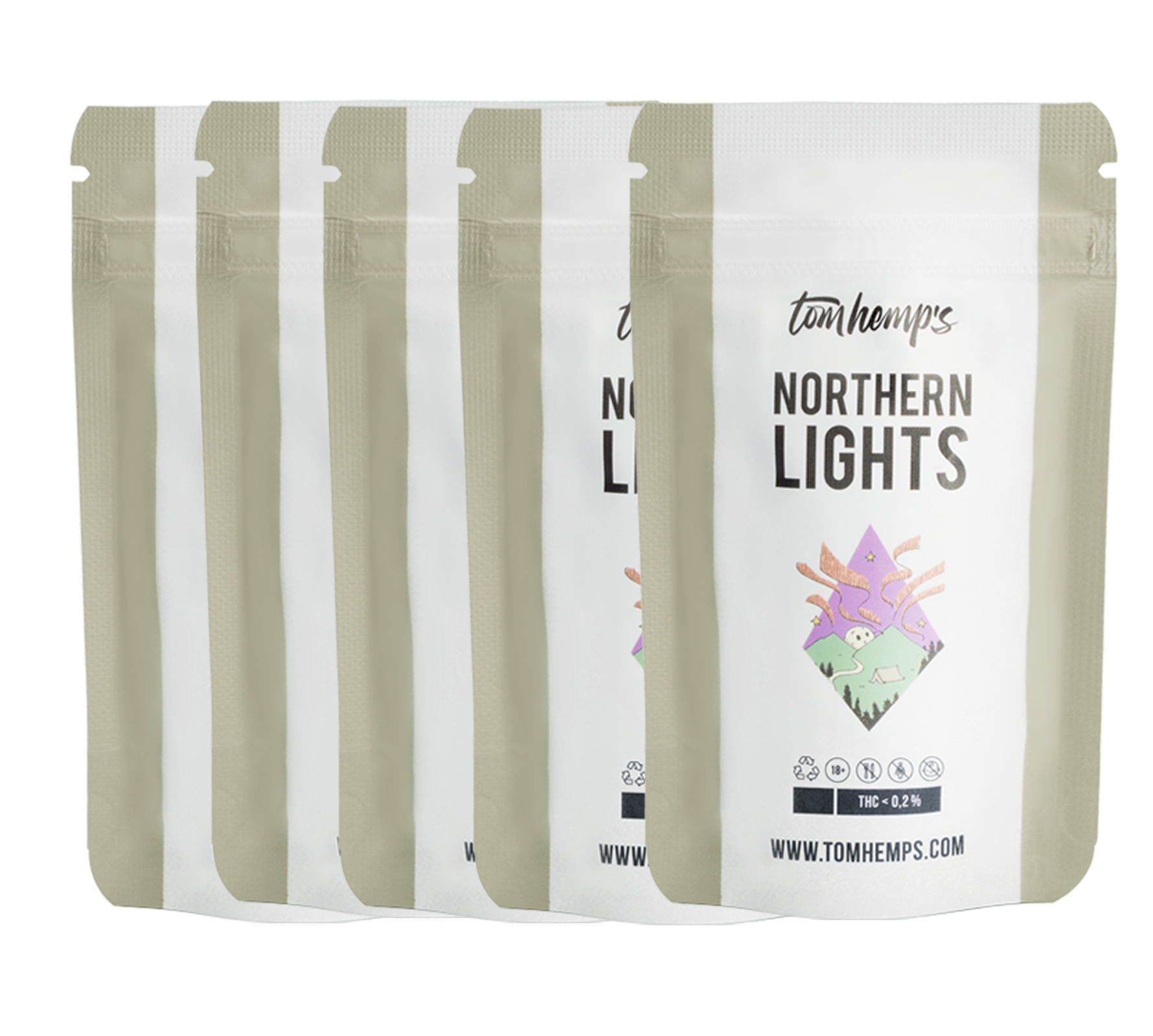Tom Hemps Product Ecobags Northernlights 50g