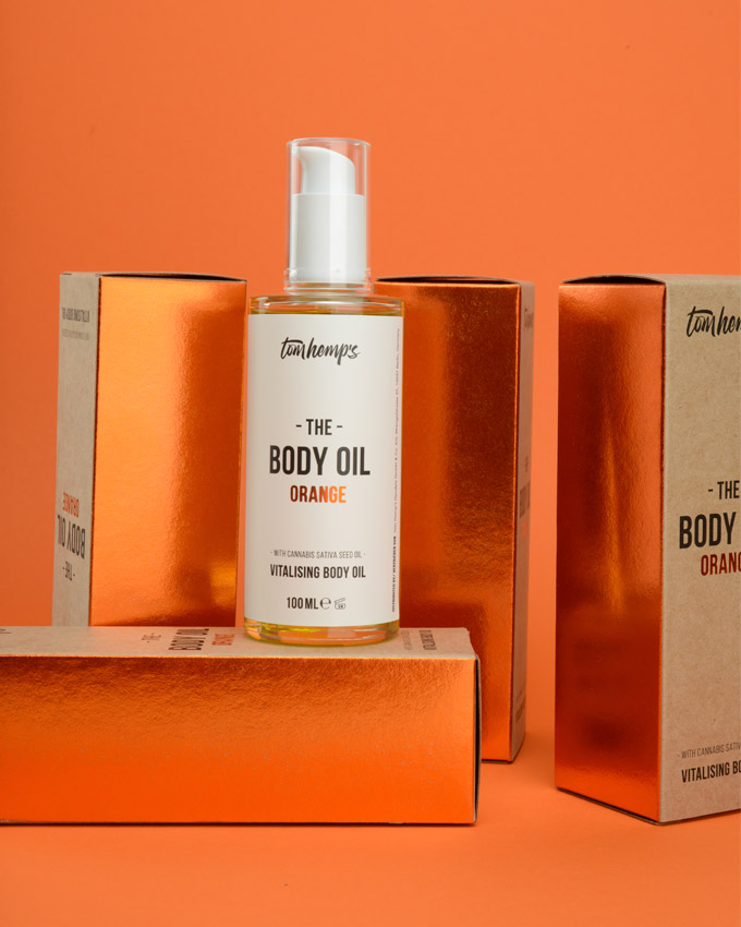 Tom Hemps Category Beauty CBD Body Oil Orange