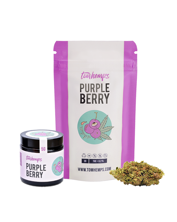 -20% CBD Flowers Purple Berry