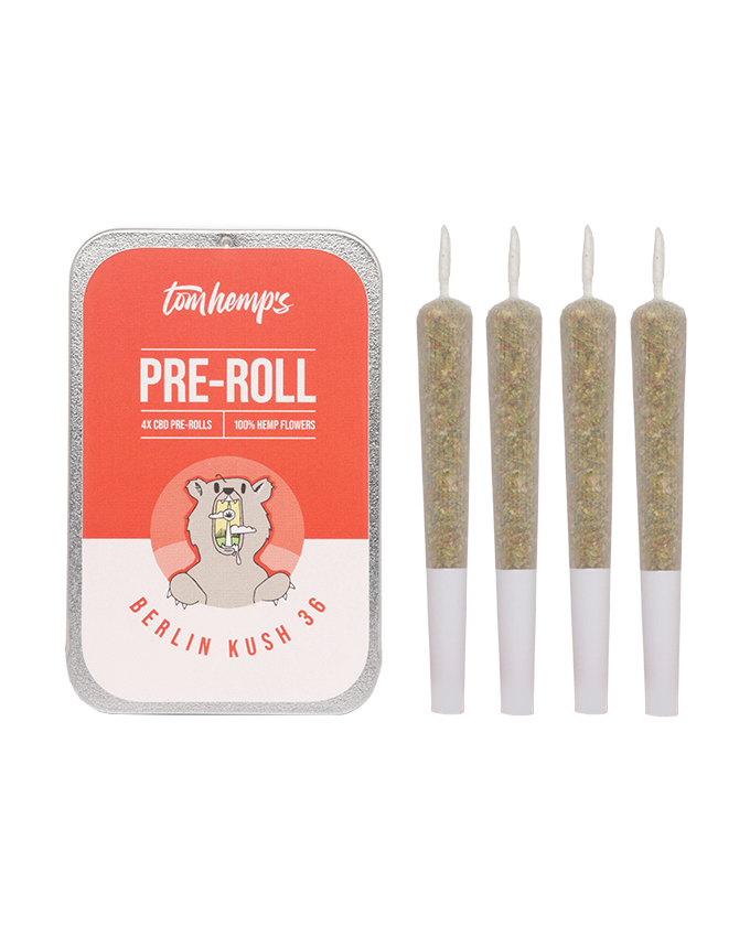 20% CBD Pre-Roll 4er Pack / Berlin Kush 36