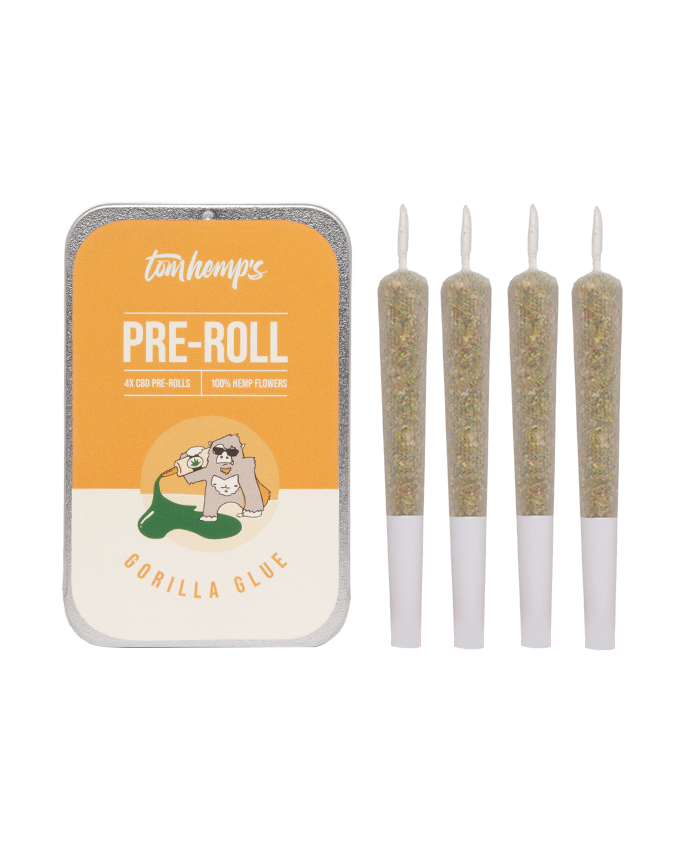 -15% CBD Pre-Roll 4er Pack / Gorilla Glue