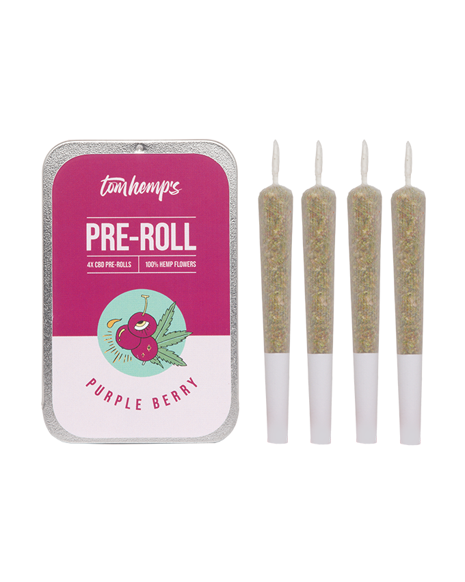 20% CBD Pre-Roll Purple Berry 4er Pack