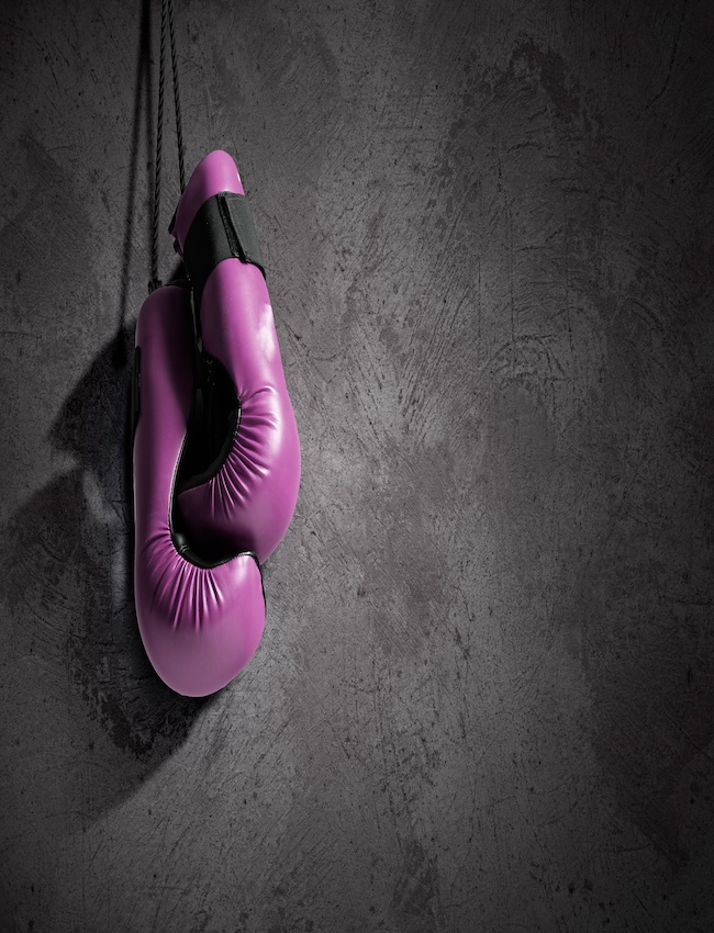 Boxing,Gloves,Hanging,On,Nail,On,Wall