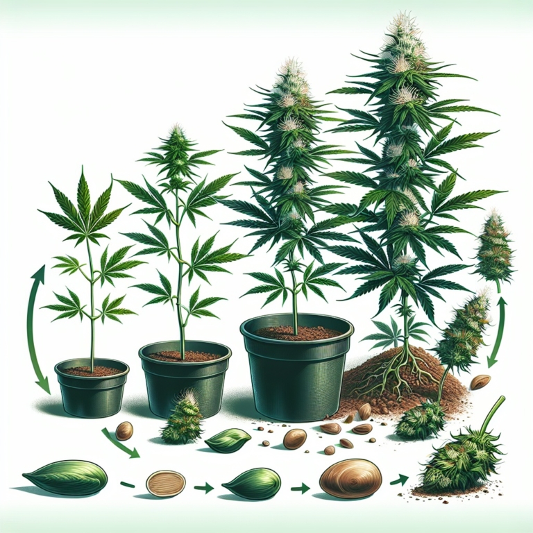 Step by Step Wachstumsstadien der Cannabis Pflanze erklärt
