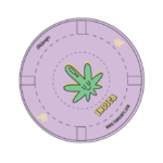 Cenicero De Metal Small Friends Indica