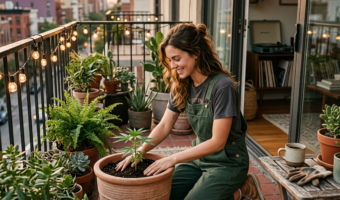 urban gardening and cannabis growing outdoors